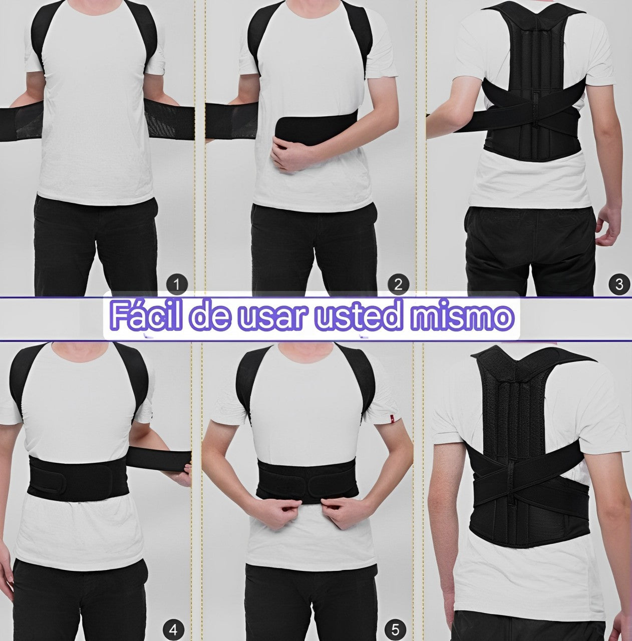 ™/ Corrector De Postura Lumbar Ajustable - UNISEX