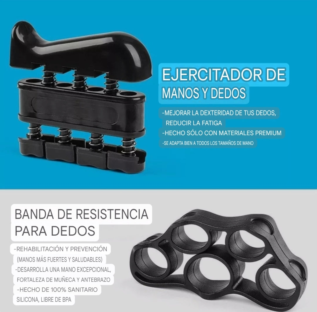 ™/ Kit Ejercitador Hand Grip Mano, Antebrazos X5 piezas